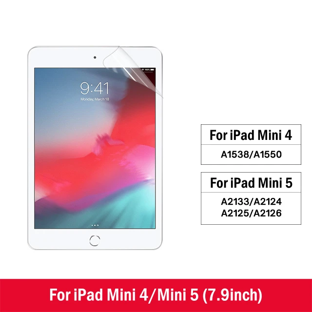 Papiergevoel Screenprotector Film Matte PET-schilderij Schrijven voor iPad Pro 11 12,9 inch Air 3 4 5 7e 8e 9e 10e Gen 9,7 10,2 10,9