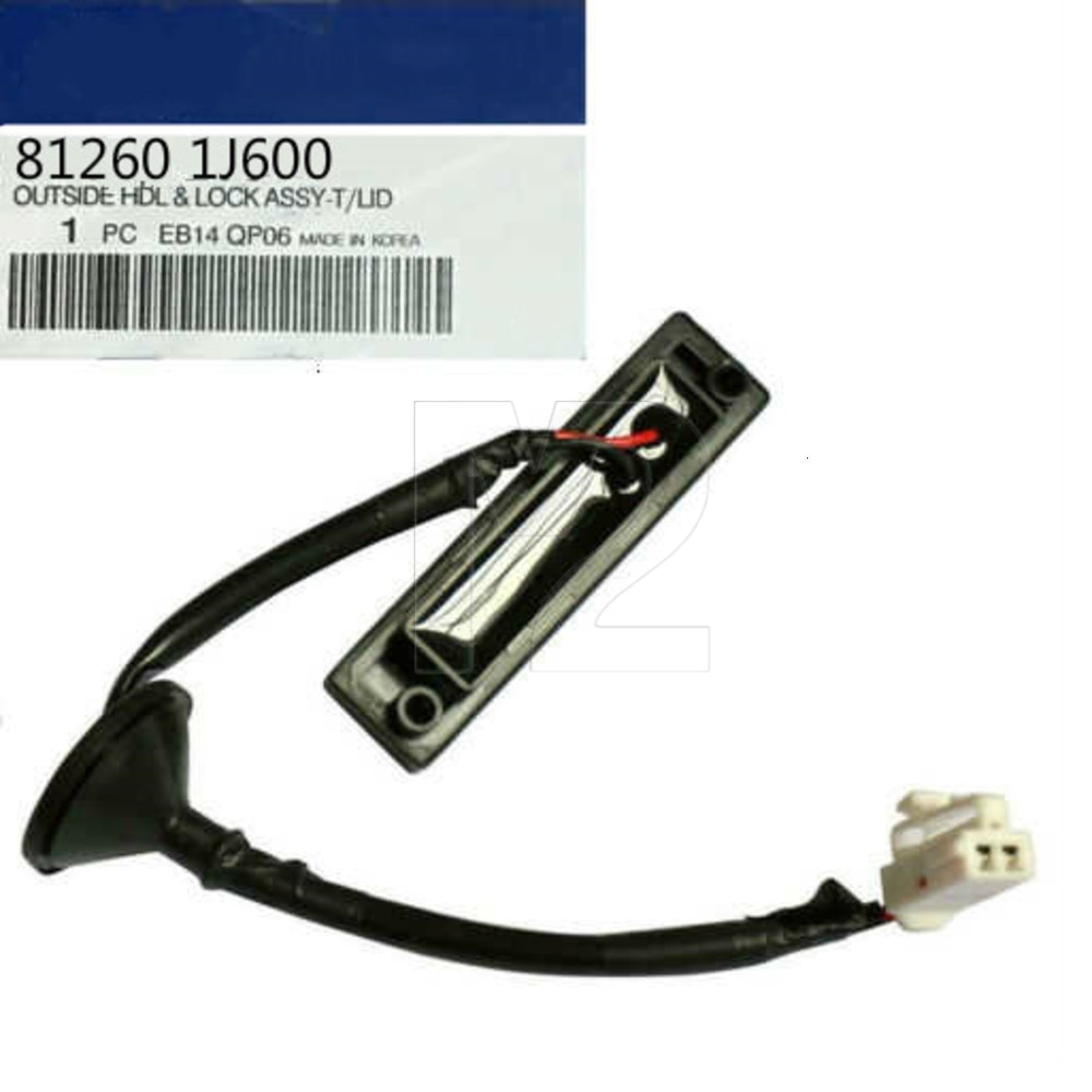 Achterklepvergrendeling / Kofferschakelaar Met Handgreepknop – Compatibel Met Hyundai I20, OEM 81260-1J600 / 812601J600