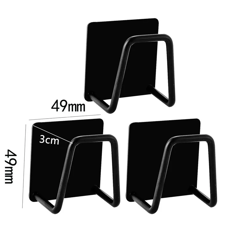 Keuken Spons Rekken Zelfklevende Gootsteen Sponzen Afvoer Droogrek Houders Roestvrij Stalen Muur Haken Thuis Opslag Haak Organisator: Deep Blue