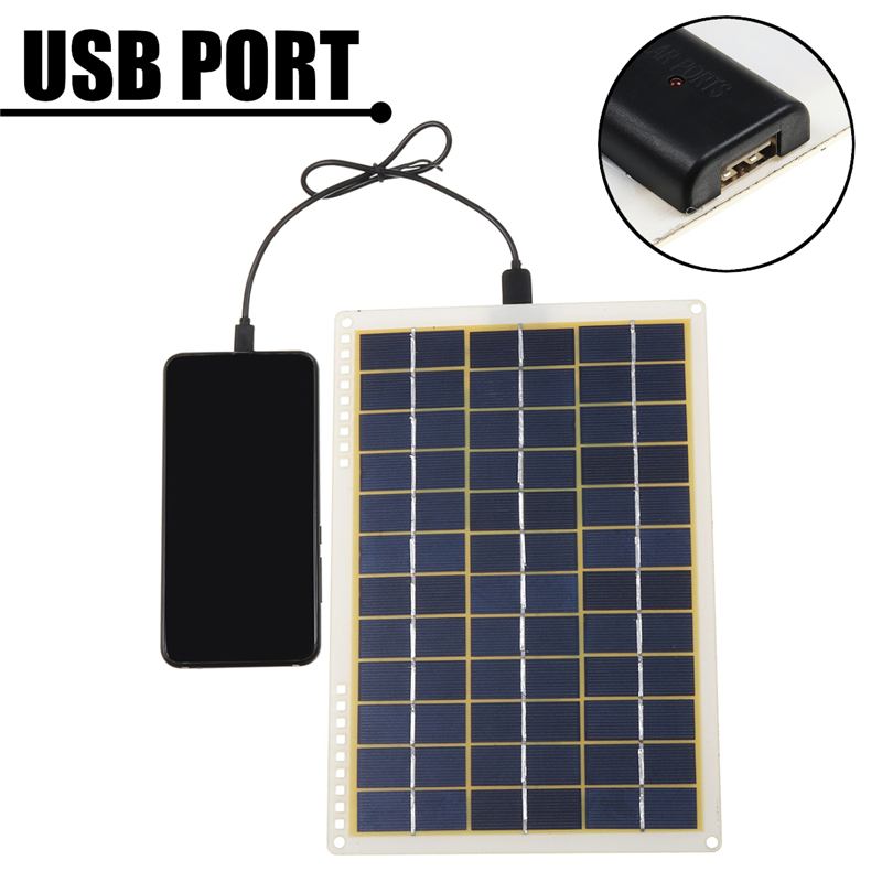 KINCO 60W/30W/15W Solar Panel 12V Polycrystalline Solar Panel with Line Clip 4X Suction Cups for Outdoor Camping Emergency Light