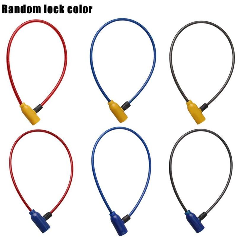 1Pc Mountain Bike Steel Wire Rope Metal Lock Universal Lock Lock Steel Security Anti-theft Outdoor Bicycle Safety O9A4