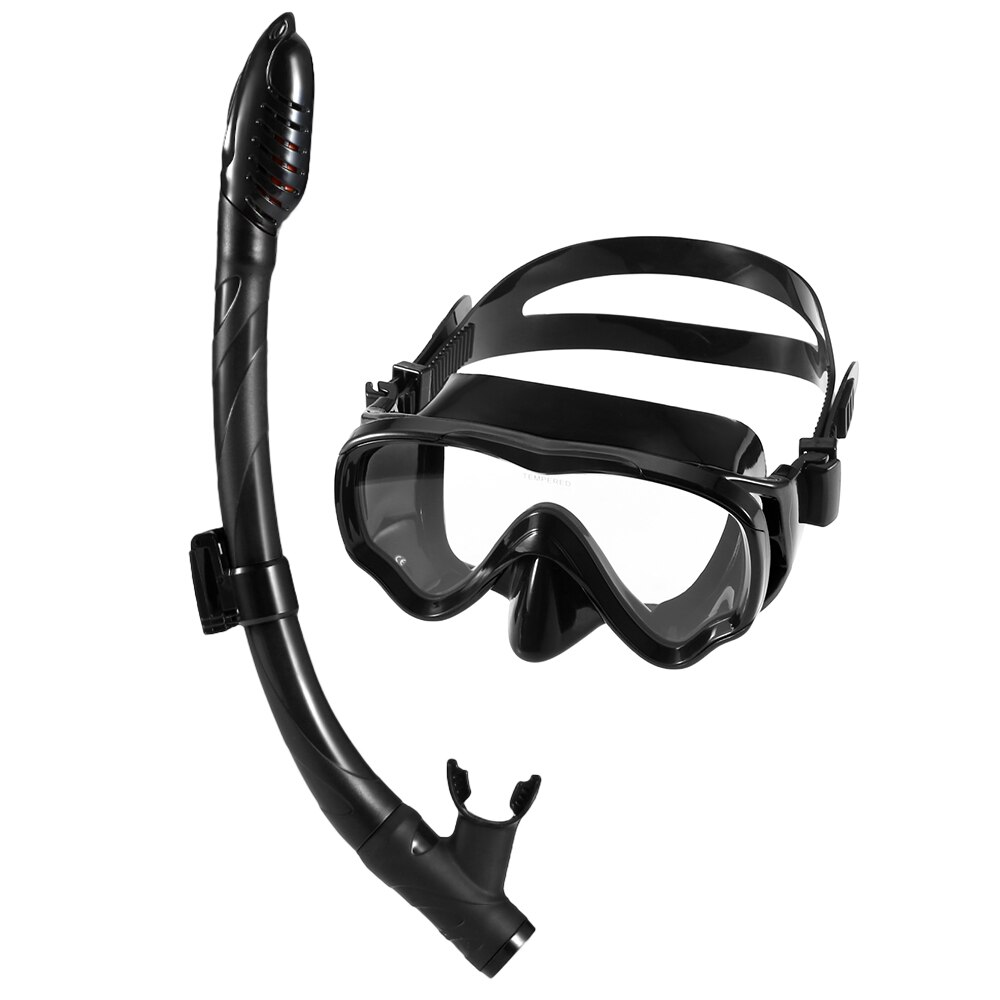 Snorkel Set for Kids & Adults - Dry Top Snorkel Mask - Scuba Diving & Swimming Gear
