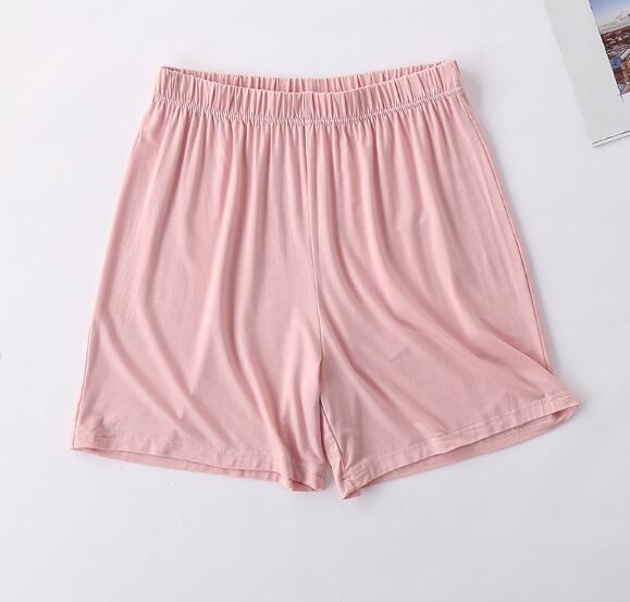 Calções de verão mulheres bottoms cuecas modal de algodão desgaste casa de pijama calça casual calças confortáveis calças de salão pijamas das mulheres desgaste: pink / L