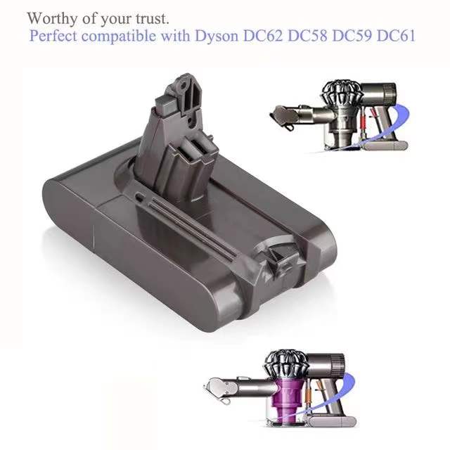 Dyson DC62 Batterie 98000mAh 21,6V Li-Ion Batterie Für Dyson V6 DC58 DC59 DC61 DC62 DC74 SV07 SV03 SV09 Staubsauger Batterie