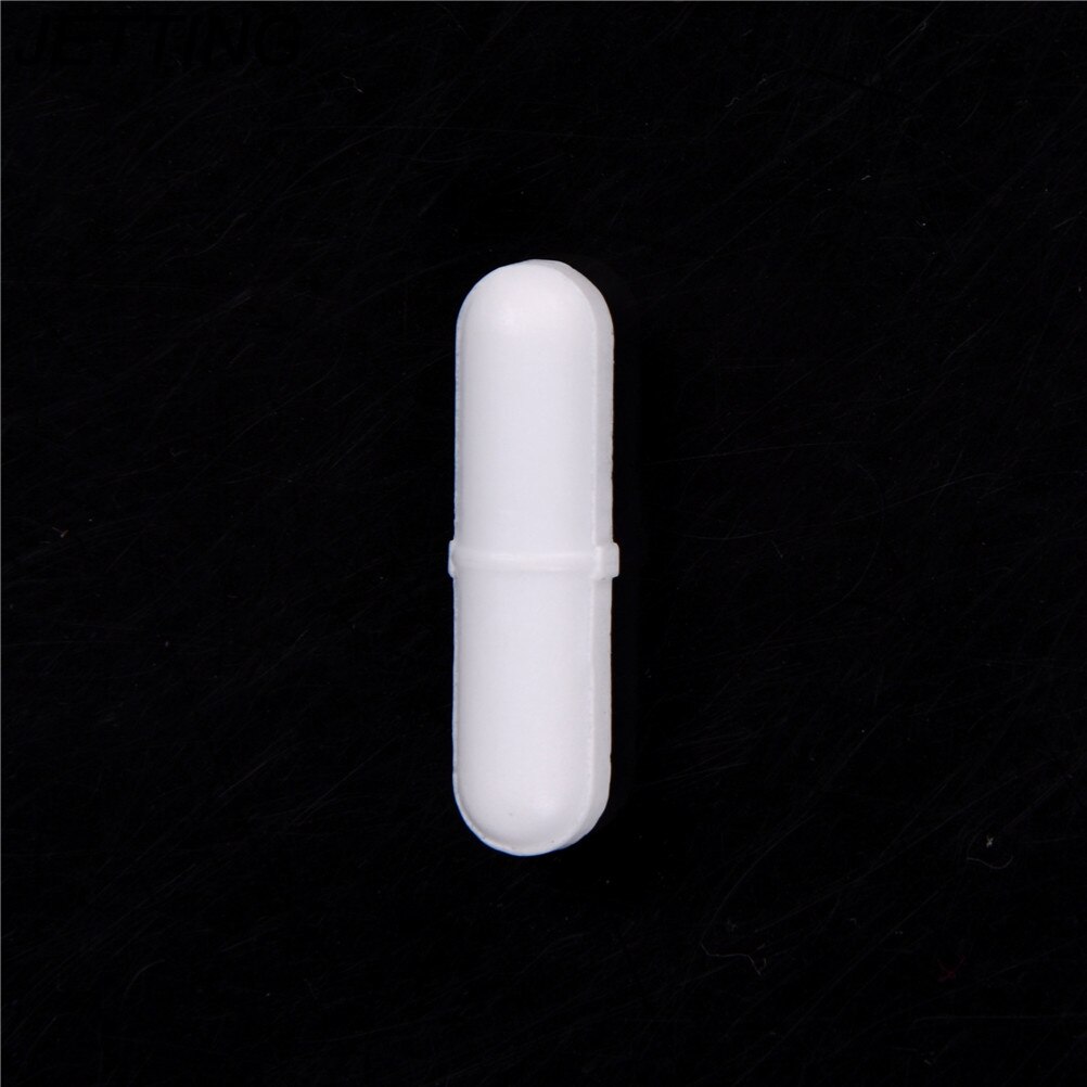1PCS 10*35mm Magnetic Stirrer Mixer Stir Bar PTFE Lab Spin Spinner Cylinder White Color