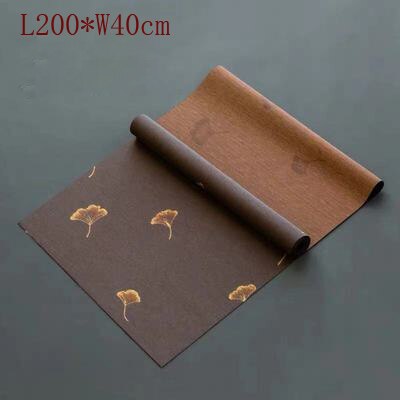 Linnen Tafelloper Slat Mat Chinese/Japanse Stijl Kung Fu Thee Decor Waterdichte Theeceremonie Theewaar Accessoire: D