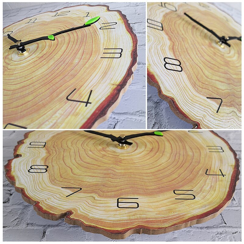 12 zoll Vintage Holz Wanduhr Moderne Vintage Rustikalen Retro Uhr Home Büro Cafe Art Große Wand Uhr 30 cm