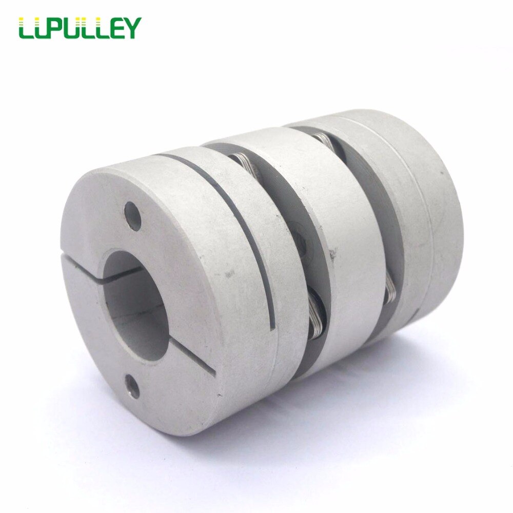 LUPULLEY 1PC Dia. 44mm Disk Coupling Motor Disc Double Diaphragm Flexible Coupling 11/12/14/15/16/19mm Bore Aluminum Alloys