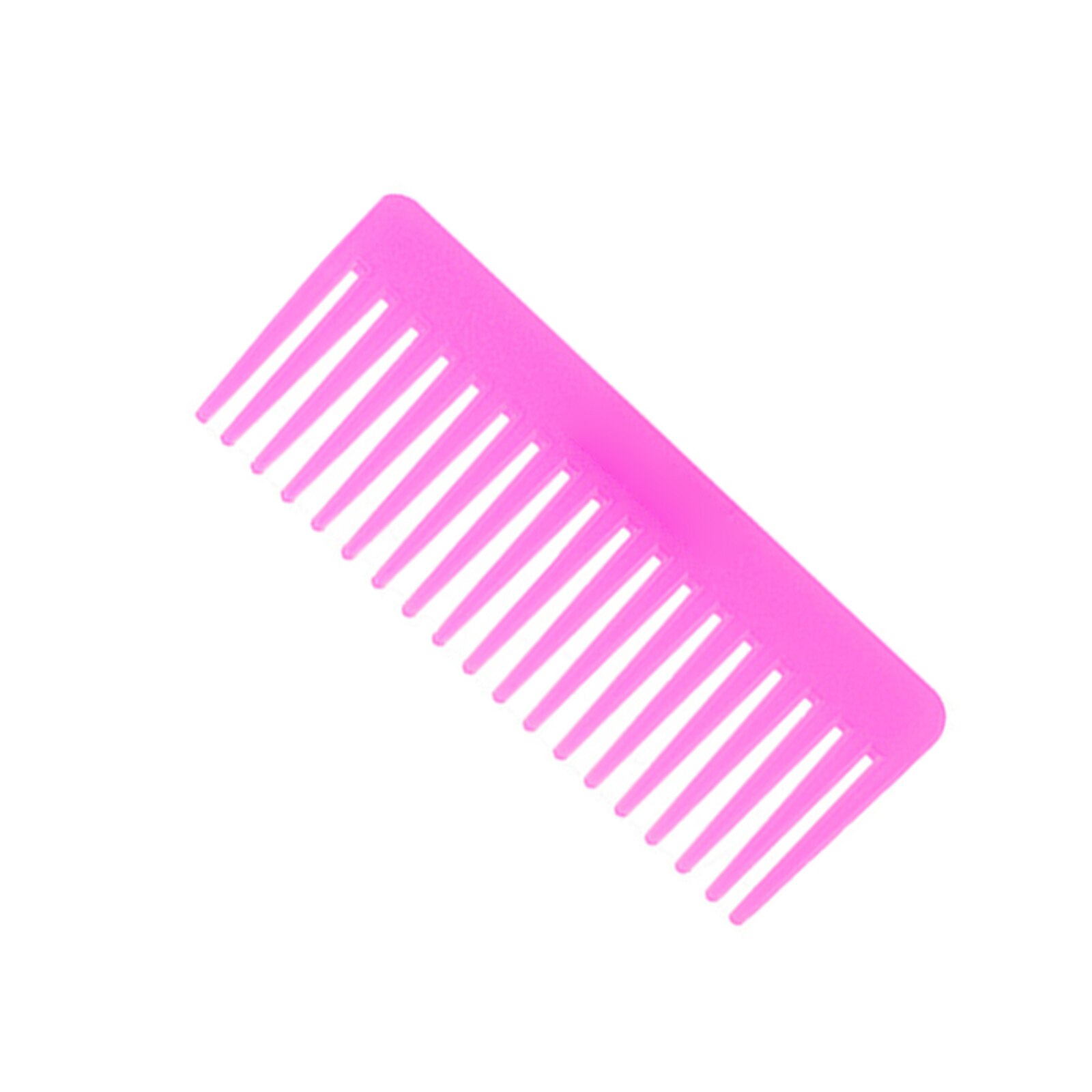 Mini Wide Tooth Comb Large Hair Detangling Come Hair Styling Hairbrush Anti-static Scalp Massage Hairdressing Comb:  Rose red