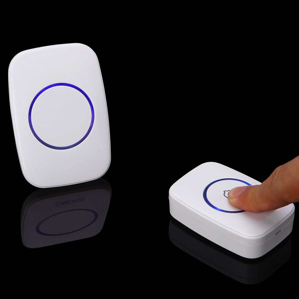 Home Welcome Doorbell Intelligent Wireless Doorbell Waterproof 300M Remote Smart Door Bell Chime Self-powered Home