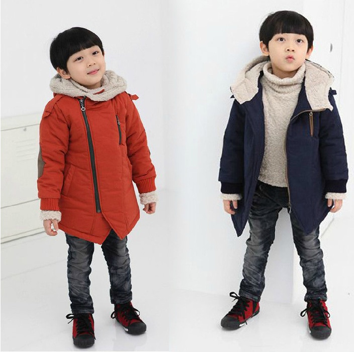 Baby Jungen Baumwolle Winter Jacke & Outwear, freundlicher Koreanische Baumwolle gefütterte Jacke, Baby Jungen Winter Warme Mantel 4-10Y