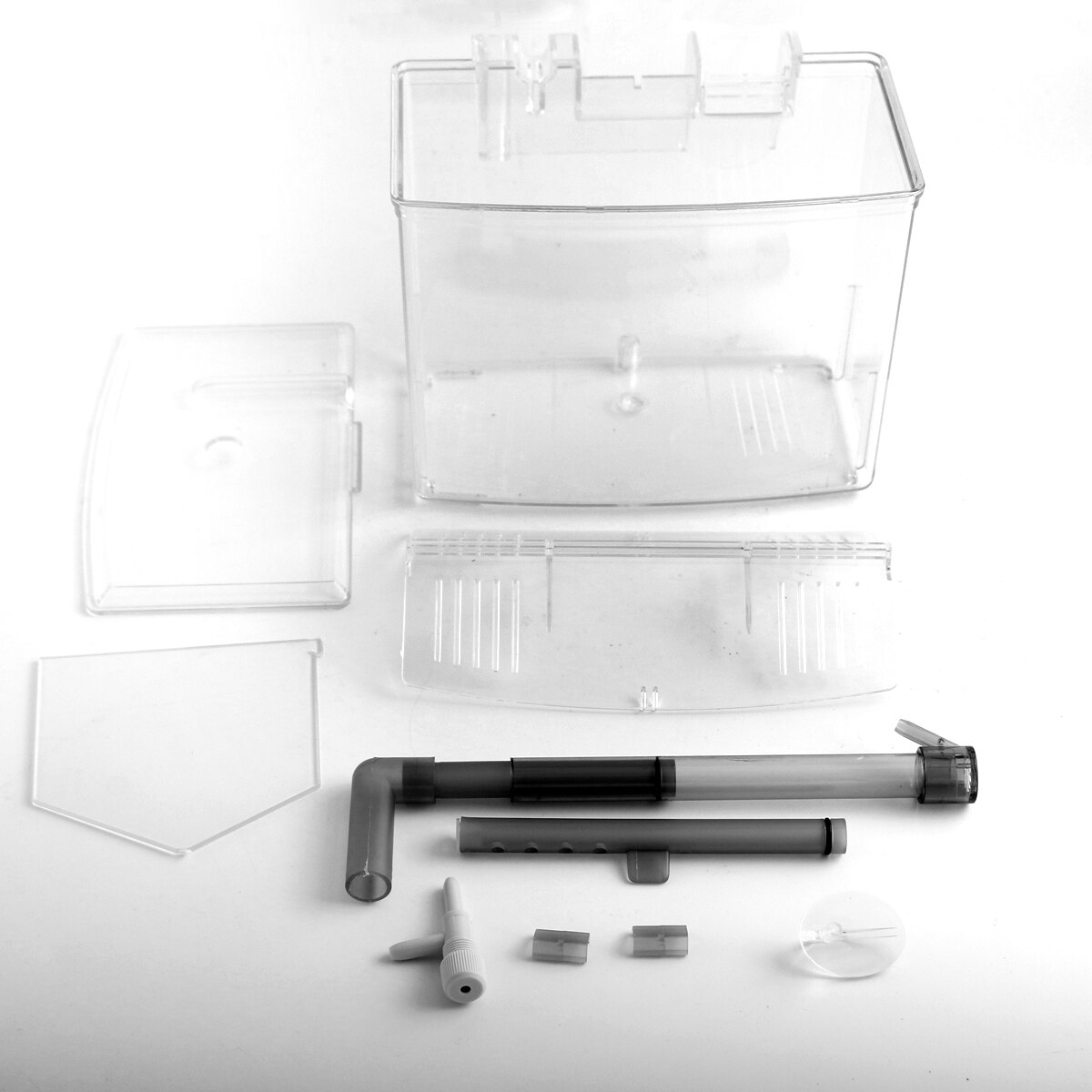 Neue Acryl Aquarium Aquarium Zucht Kasten Luft Drived Wasser Fließende Trennung Zucht Kasten Aquario Kleine Fisch Kasten Anlage Panzer