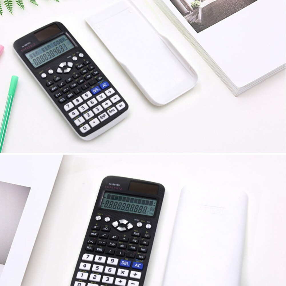 ANENG 12 Digit Student's Scientific Calculator School Mathematics Counting Tool 552 Functions Multifunctional Counter