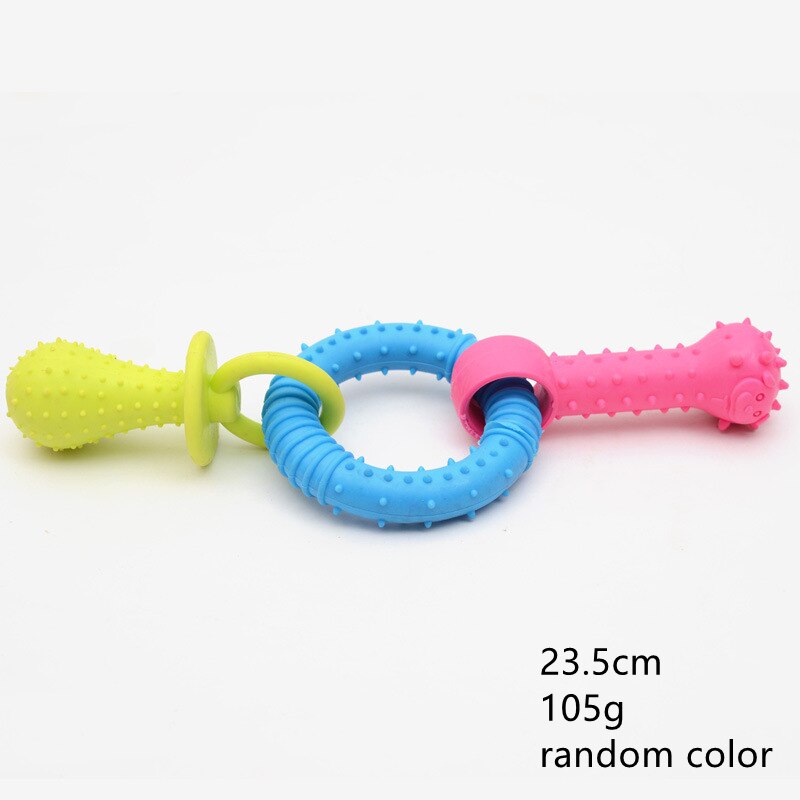Brinquedos para animais de estimação para Cães de Pequeno Porte de Borracha Resistência Ao Morder Brinquedo Do Cão Dentes Limpeza Mastigar Brinquedos De Treinamento Suprimentos Para Animais de Estimação do Filhote de Cachorro Cães gatos: A