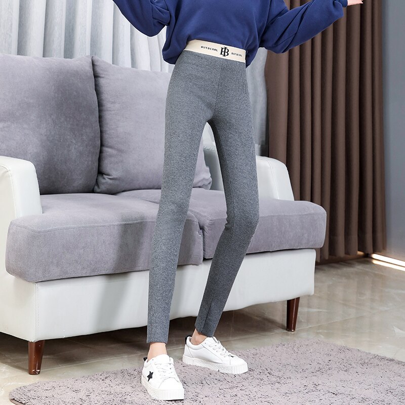 herbst Winter Gamaschen frauen warm Halten Solide Gamaschen für Frauen Dicke Samt Gamaschen Super Elastische Schwarz Grau