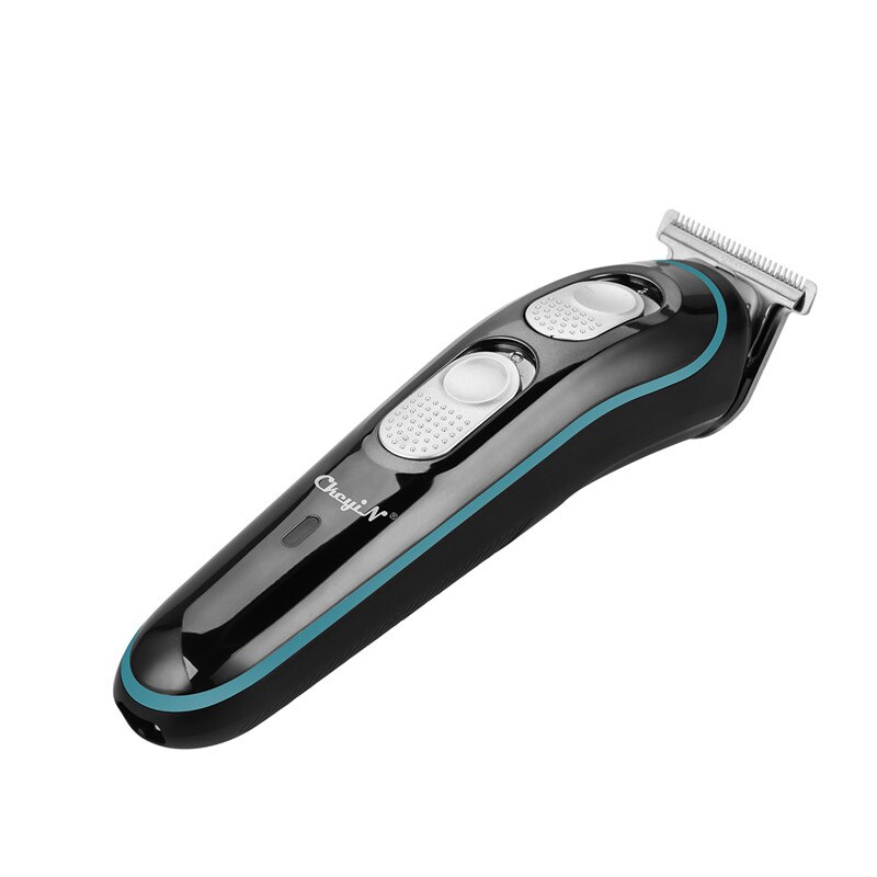Quick Charge Electric Hair Clipper Hair Trimmer Precision Stainless Steel T Blade Hair Cutting Machine 4 Guide Comb