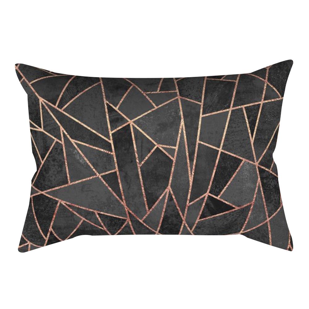 Geometrische streep rechthoekige kussensloop knuffel kussenhoes 30*50 cm woondecoratie slaapkamer woonkamer stijlvol: P
