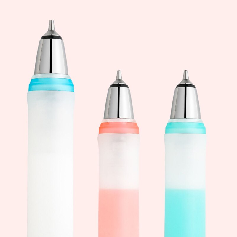 Kit de lápis japonês zebra para pintura contínua ma93, lápis móvel antifadiga, com cola macia e retenção, 1 peça