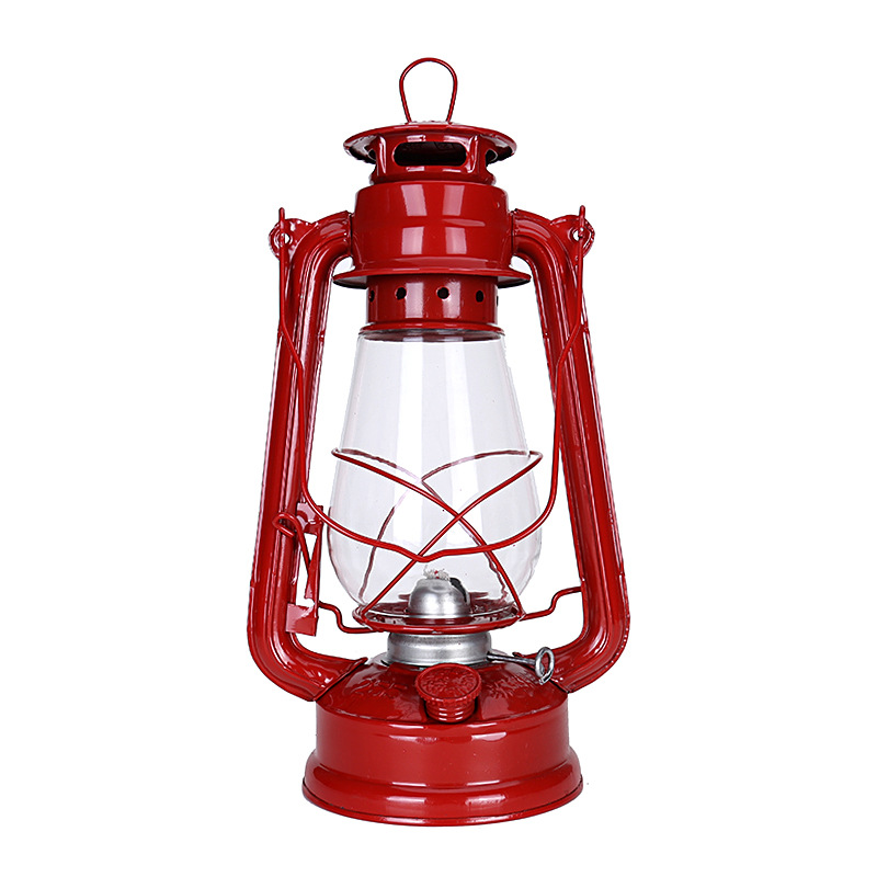 31cm retro oljelamper trikselampe hestelampe campinglampe miljøvern adelsfamilie håndverk ornament dekorativ lampe: Rød