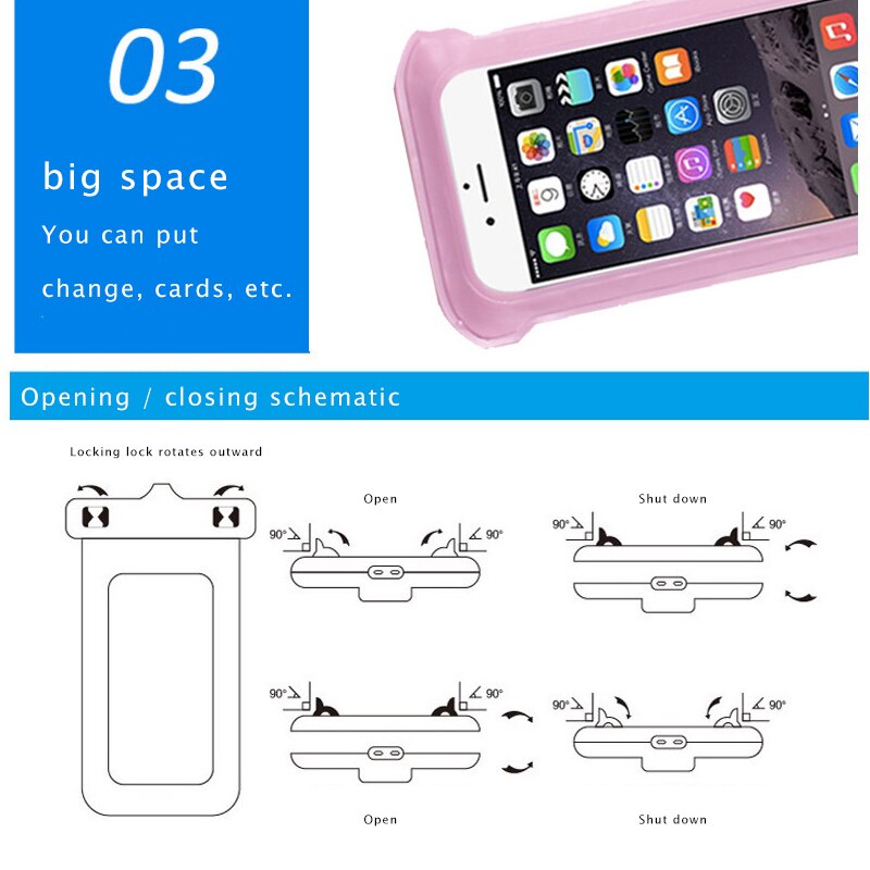 Pływające wodoodporna etui na szyję pasek na szyję smycz wielofunkcyjne podwodne TPU sucha torba dla Huawei Honor 10 P20 Lite dla iPhone 7