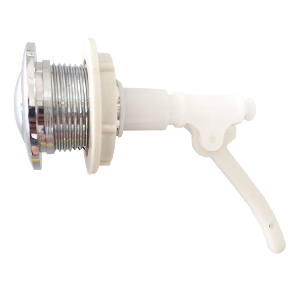 Bathroom Fittings Spring Loaded Dual Flush Press Type Push Button Plumbing Electroplated Replacement Durable Toilet Cistern