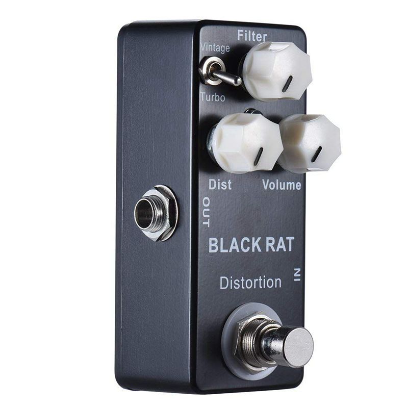 Mosky Black RAT-Pedal de efectos para guitarra, Mini, distorsión