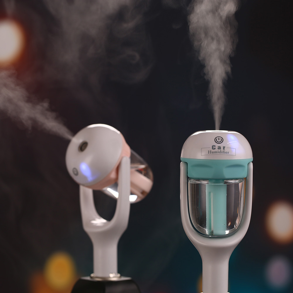 Humidificador de aire Universal para coche, purificador de aire, difusor de Aroma, aceite esencial, difusor de aromaterapia, generador de niebla, pulverizador, accesorios para coche