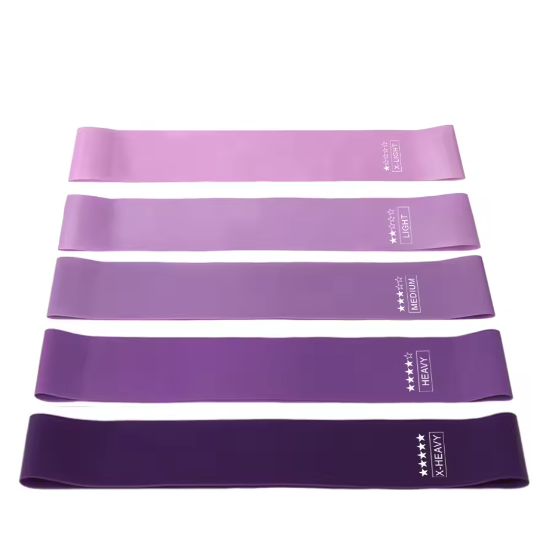 5 Different Levels Resistance Bands Yoga Sport Exercise Elastic Fitness Bands Workout Pilates Home Rubber Bands Gym Accessories