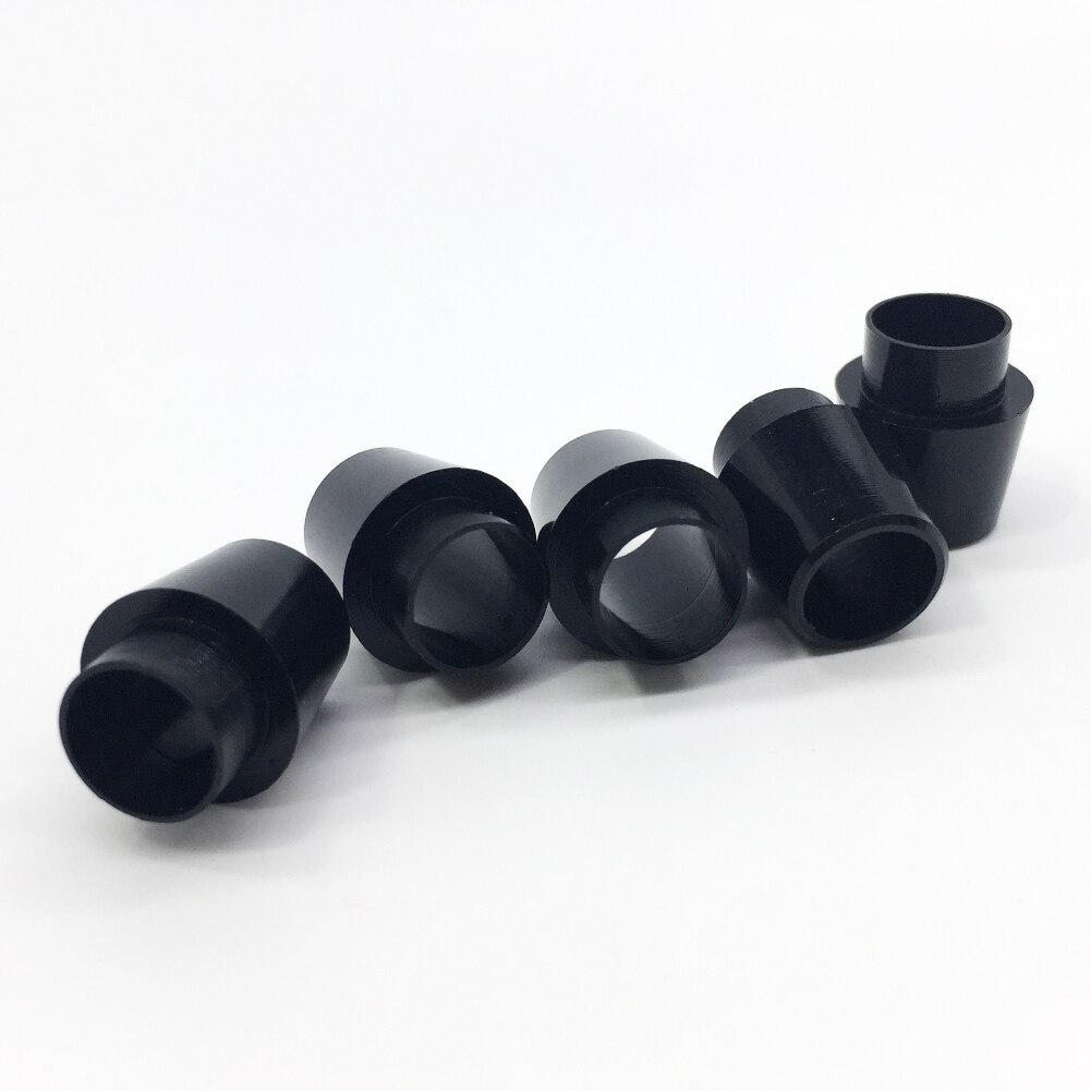 12pcs Spare Black Iron Shafts Replacement Lightweight Small For Taper Tip Easy Use Golf Ferrules Plastic Shaft Sleeve Adapter