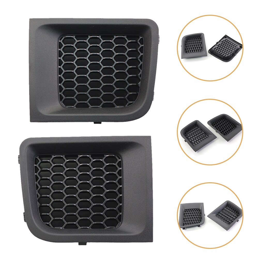 Front Bumper Lower Grille Bezel Cover Front Bumper Accessories Car Lower Bumper Cover: Black Right