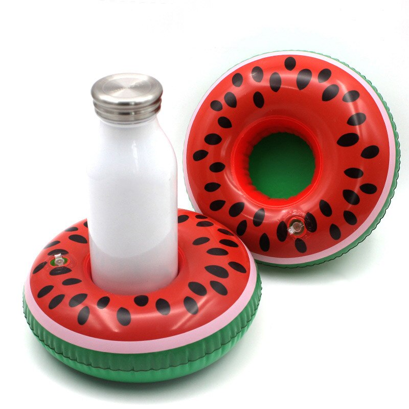 Portavasos inflable para piscina, Mini anillo flotador, juguetes de decoración para , playa, Bar, accesorios para piscina, soporte para bebidas flotante