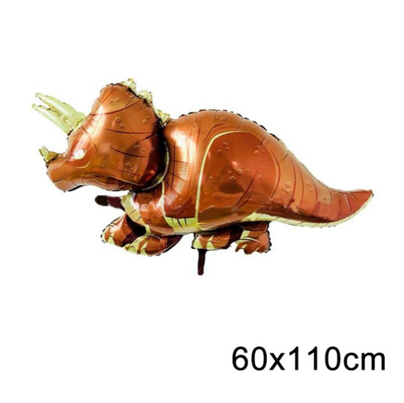 The 1pcs Giant Dinosaur Foil Balloon Children's Dinosaur Party Birthday Decorations Balloons Kids Toys Boys Animal Balloons: D