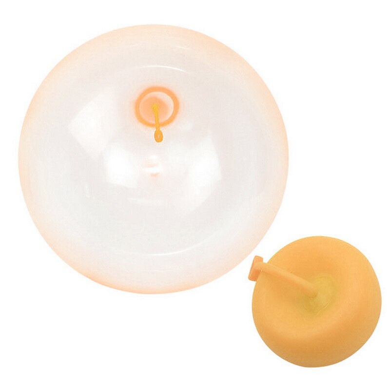 Strand Bubble Bal Transparante Bubble Ballon Water Lucht Vullen Bubble Ballen Speelgoed Opblaasbare Bouncy Ballon Voor Kids Volwassenen, 40C: Oranje