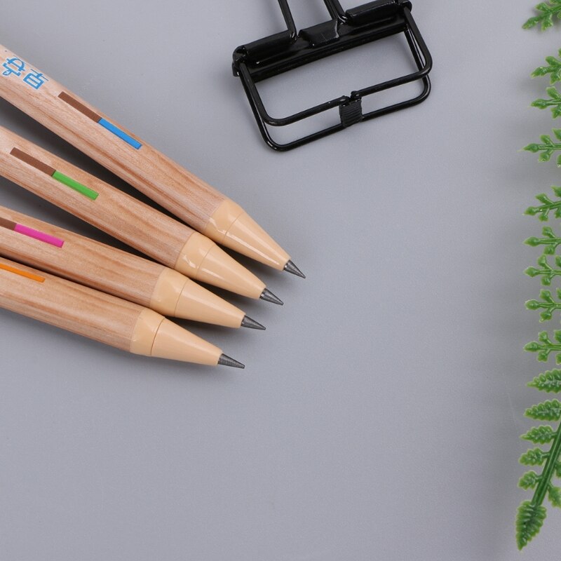 1 Set 2.0mm Plastic Automatic Mechanical Pencil With Sharpener Writing Stationery