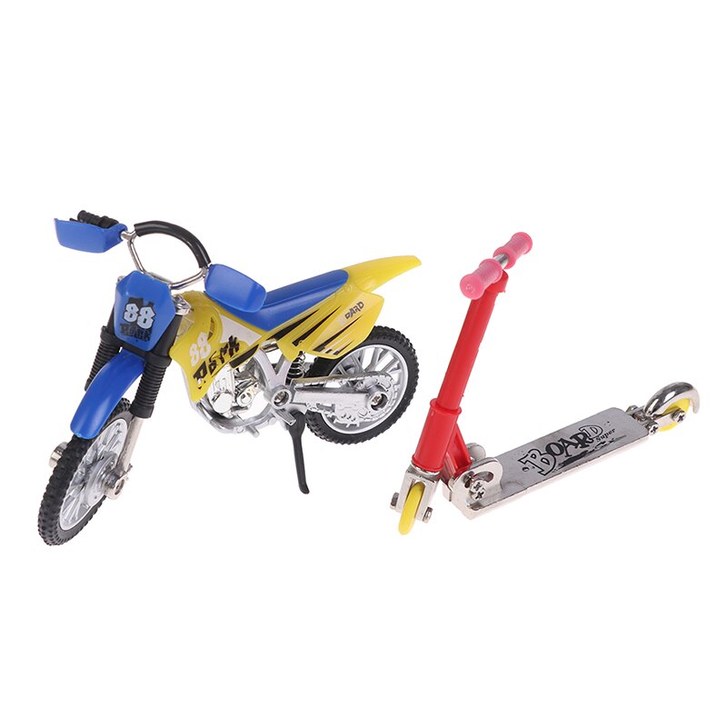 Mini Metal Finger Scooter Two Wheels Alloy Motorcycle Children Educational Toys Bikebicycle Model Toys Or Boys