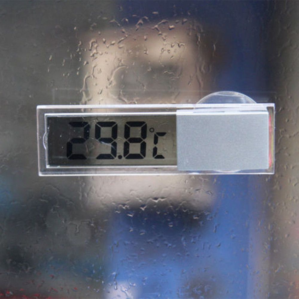 1Stck LCD Digital Temperatur Meter drinnen Hause Ich bin Freien Saugnapf Auto Thermometer drinnen Bequem Temperatur Sensor Feuchtigkeit