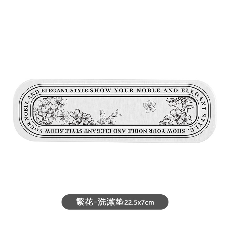 Tampone assorbente per fango diatomea Lavabo per bagno Asciugatura rapida Tampone per sapone a prova di umidità Tovagliette per tazza isolato da cucina per tavolo: Rosso