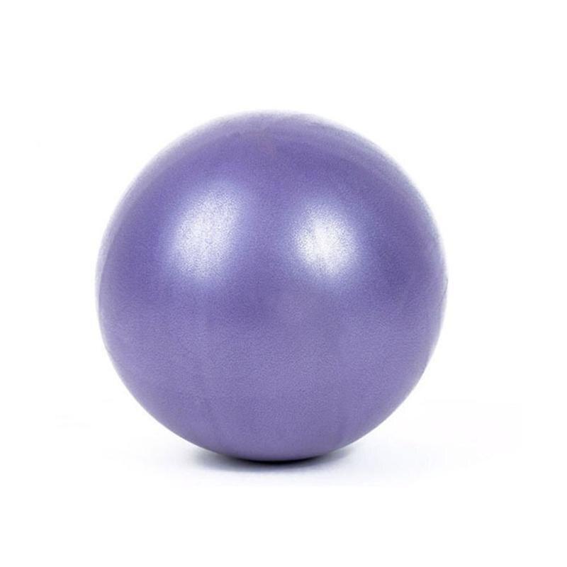 25cm Fitness Yoga Balls Anti-pressure Explosion-proof Yoga Ball Balance For Women Yoga Pilates Home Ball Training Exercise H9N0: Purple