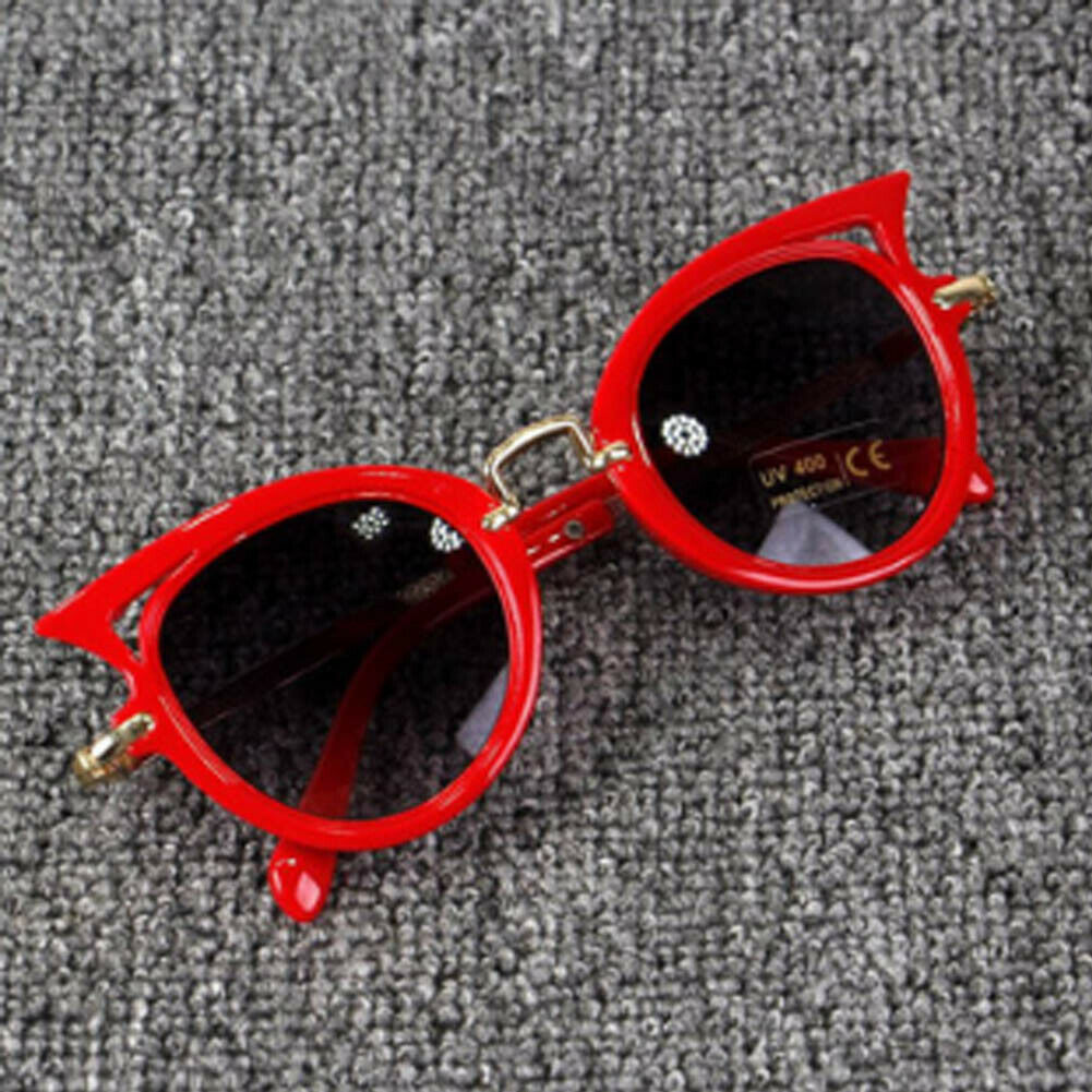 US Cute Children Girl Boy Baby Kids AC Lens PC Frame UV 400 Sunglasses: Red