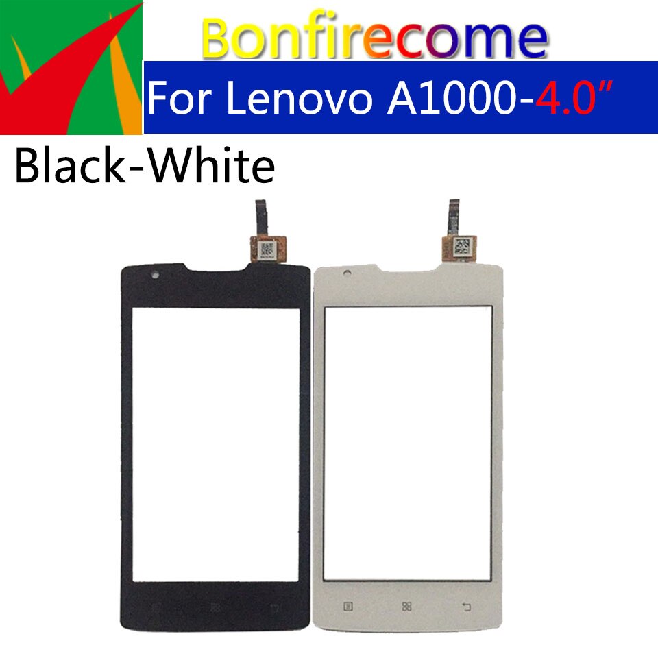 Touch Screen Digitizer For Lenovo A1000 A 1000 LCD Display Front Glass Panel Sensor Replacement 4.0"