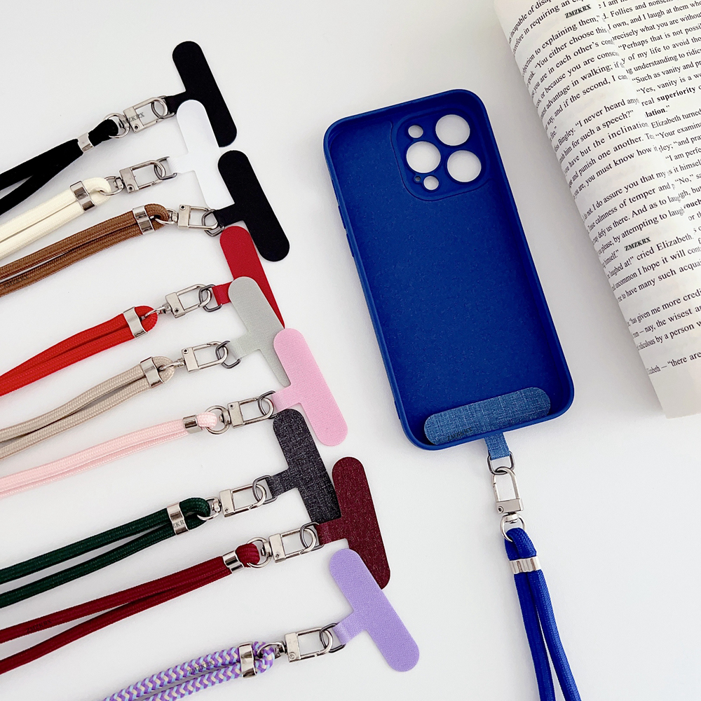 Uniwersalny regulowany pasek na smycz do telefonu wiszący sznur do telefonu komórkowego paski na szyję smycze zapobiegające zgubieniu akcesoria do telefonów komórkowych 150 cm