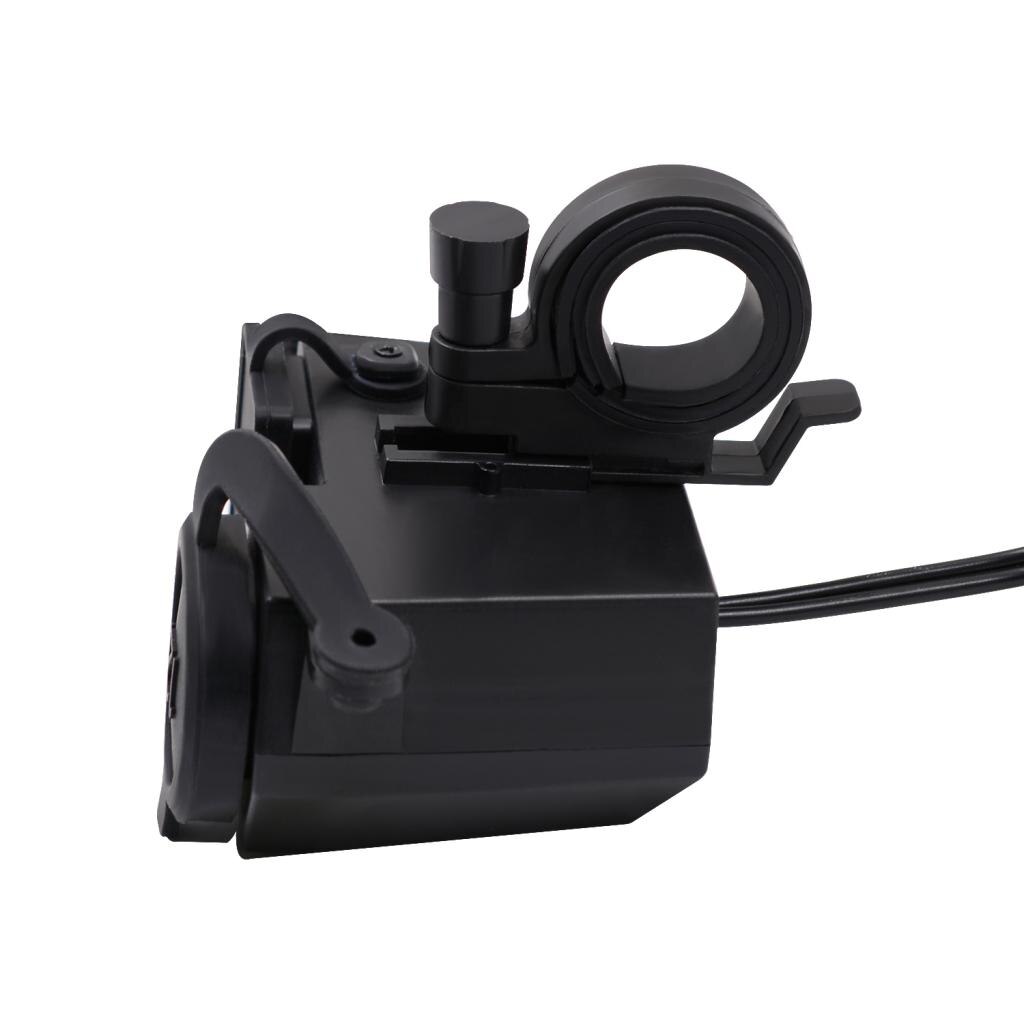 Waterproof Motorcycle ALL-IN-ONE Dual USB Charger & Voltmeter & Switch