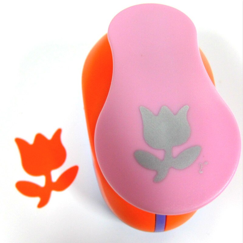 4.2cm Tulip Scrapbooking Puncher Paper Punches For Card Making DIY Embossing Device Craft Hole Punch Cutter Perforatrice Coeur