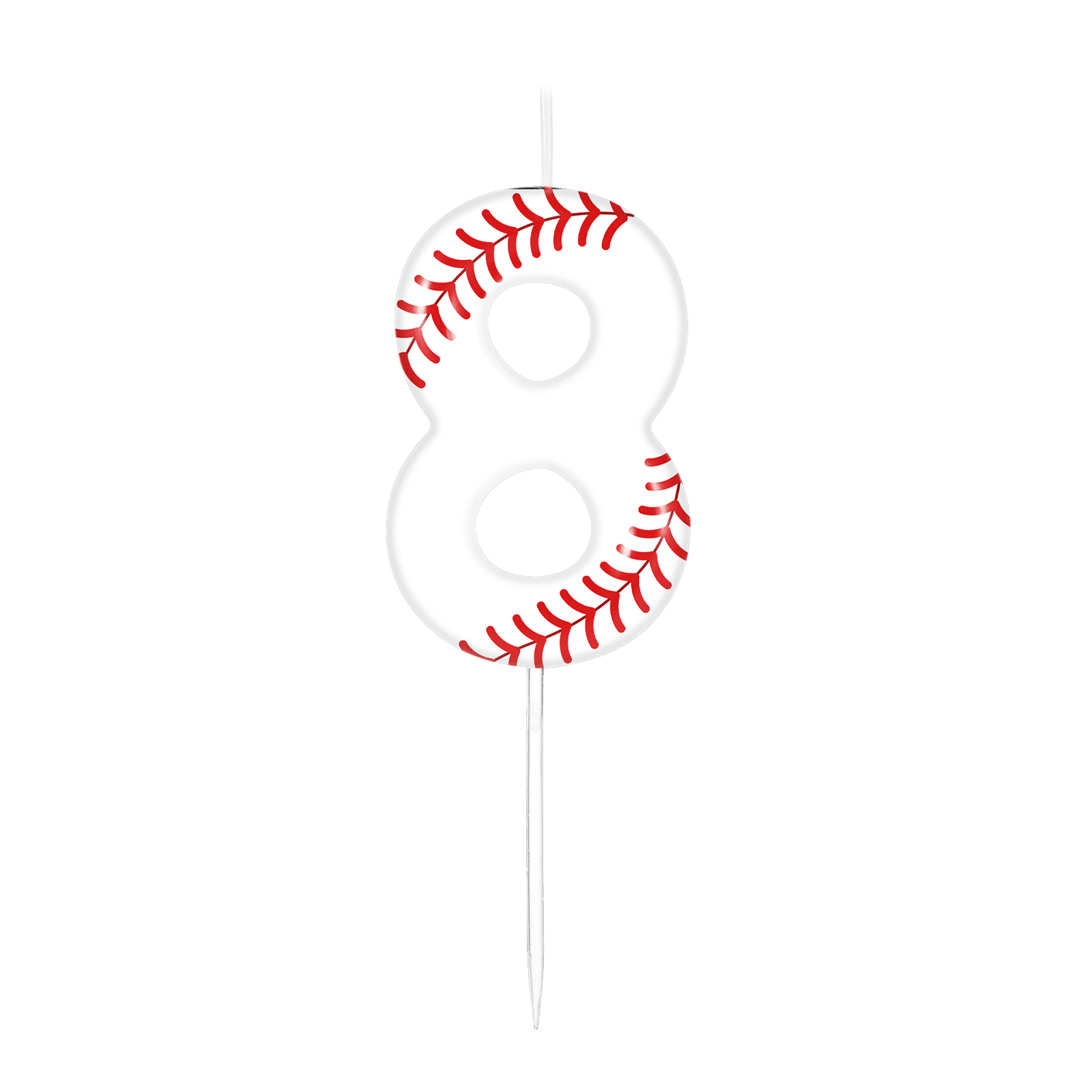 Urodziny o tematyce baseballowej białe cyfry 0-9 świece, chłopcy dziewczęta dzieci wszystkiego najlepszego z okazji urodzin ozdoba na wierzch tortu spotkania motyw zaopatrzenie solidny prezenty: Głęboki niebieski