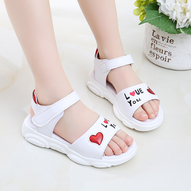 Summer Outdoor Girls Sandals Kids Sandals Children Shoes Cut-outs Soft Sole School Shoes Breathable Open Toe Casual Girl Sandal