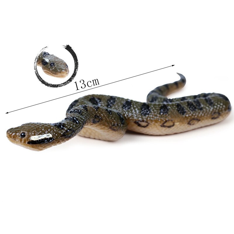 -Simulatie Anaconda Amfibie Slang Model Speelgoed Kind Wild Dier Slang Speelgoed