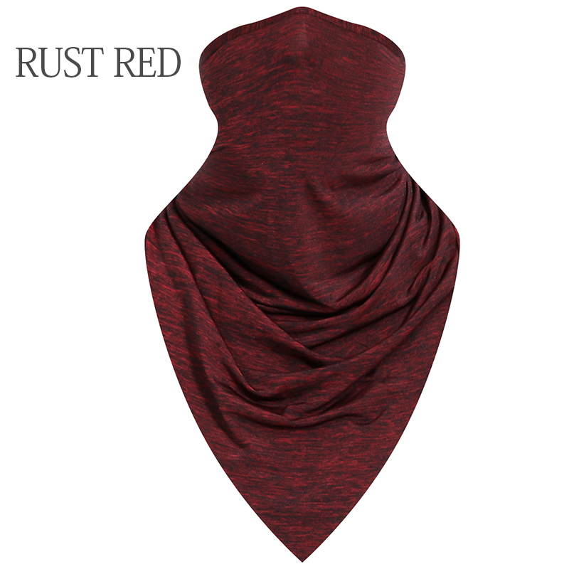 Triangle Summer Outdoor Sports Scarf Breathable Ice MTB Cycling Bandana Bicycle Headwear Ride Neck Mask Bike Headband Scarf: SKY BLUE