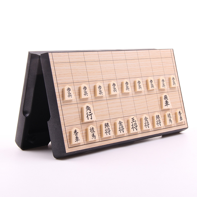 freundlicher Faltbare magnetisch Falten Shogi einstellen Tragbare Japanischen Schach Spiel ÜSpund Logisches denken Lustige Familie Party