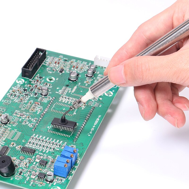 Elektrischer Vakuum-Saugstift Für IC-Chips – Einstellbare 150 G Saugkraft, 2 Luftlöcher, Silikonspitze, Weiß – Für Feinste Elektronikarbeiten