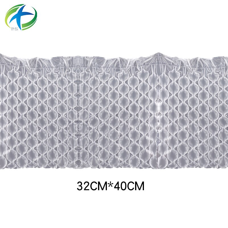 Película de cojín de aire 40*20cm 30um para máquina de amortiguación de aire, máquina de envasado de burbujas de colchón de aire